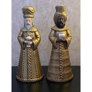 Vintage Around the World Japan wise men candlestick holders set of 2